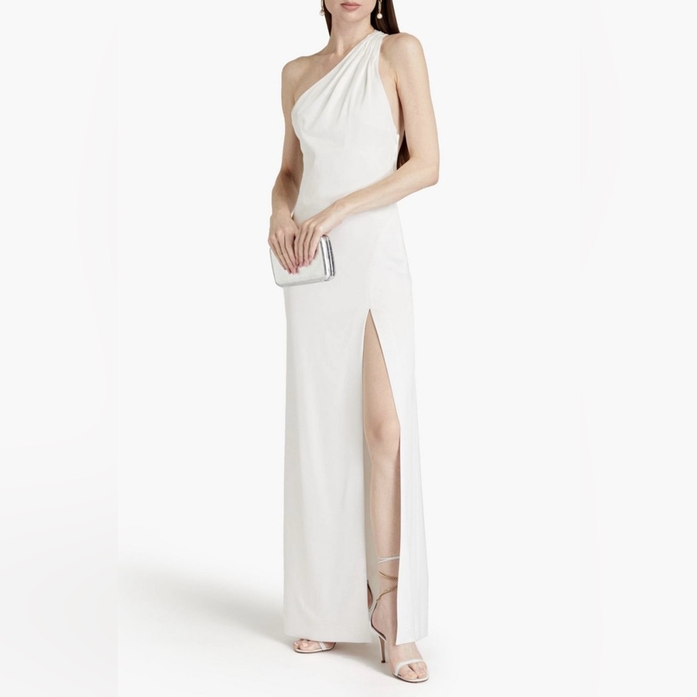 Paulette One Shoulder Fitted Dress